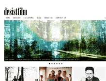 Tablet Screenshot of desistfilm.com